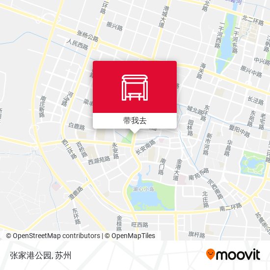 张家港公园地图