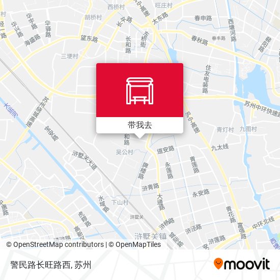 警民路长旺路西地图