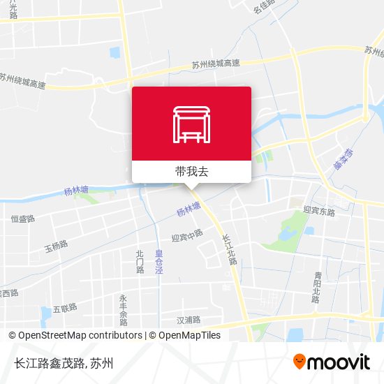 长江路鑫茂路地图