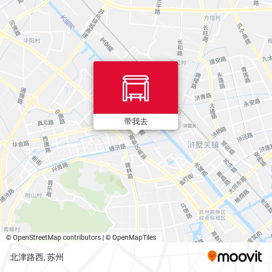 北津路西地图