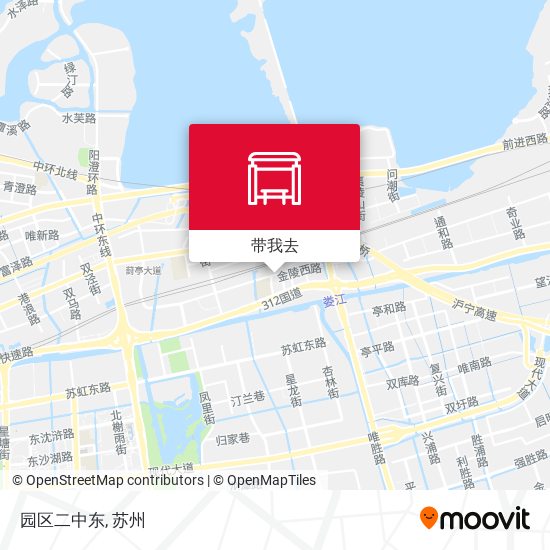 园区二中东地图