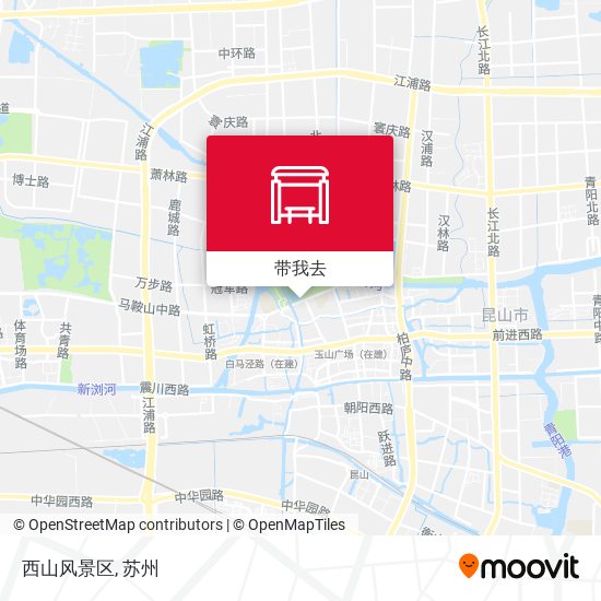 西山风景区地图