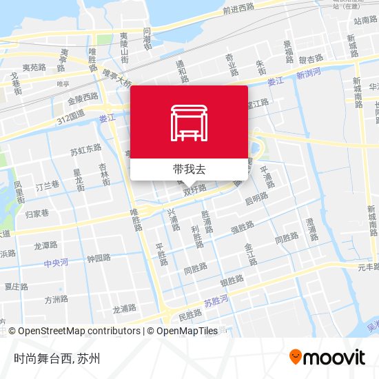 时尚舞台西地图