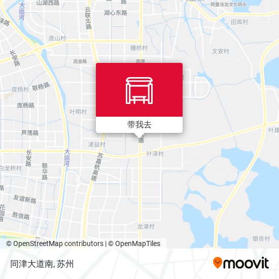 同津大道南地图