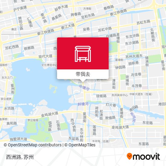 西洲路地图