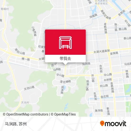 马涧路地图