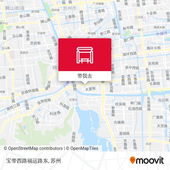 宝带西路福运路东地图