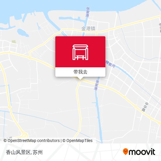 香山风景区地图