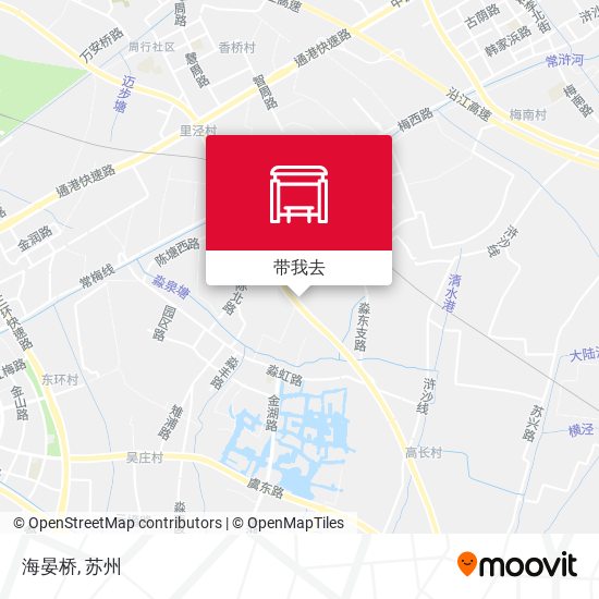 海晏桥地图