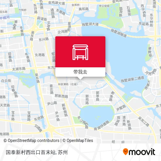 国泰新村西出口首末站地图