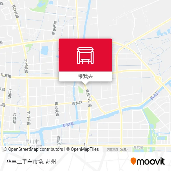 华丰二手车市场地图
