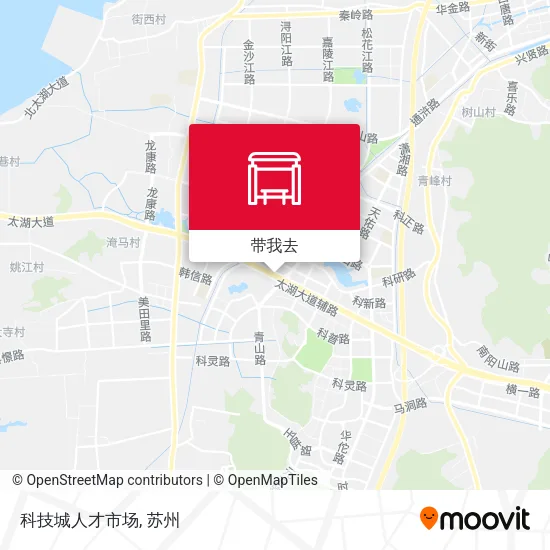 科技城人才市场地图