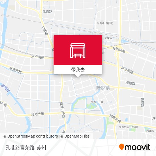 孔巷路富荣路地图