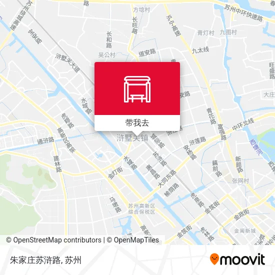 朱家庄苏浒路地图