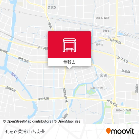 孔巷路黄浦江路地图