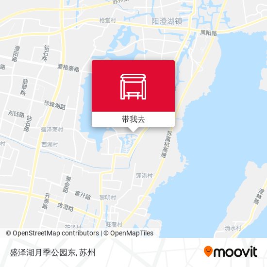 盛泽湖月季公园东地图