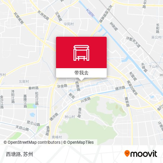西塘路地图