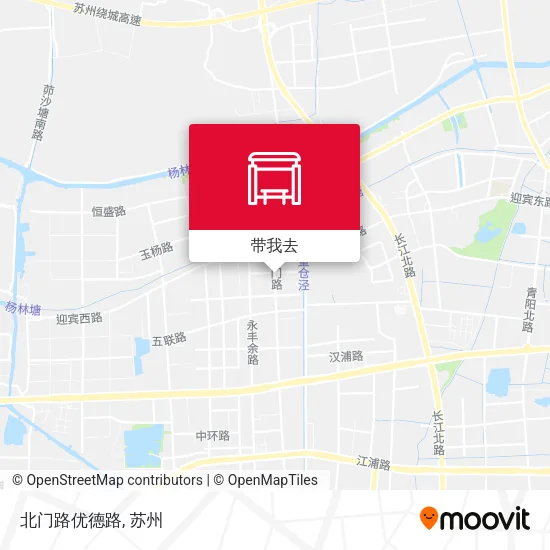 北门路优德路地图