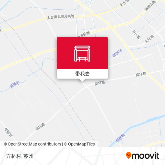 方桥村地图