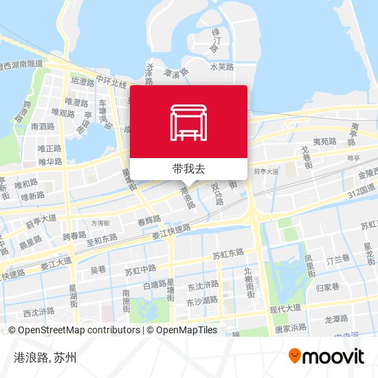 港浪路地图