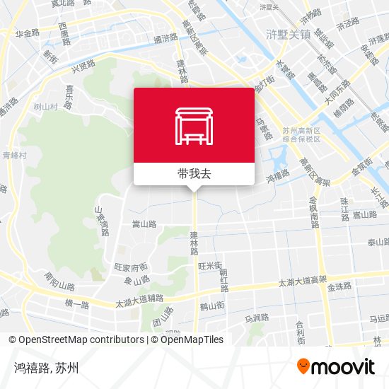 鸿禧路地图