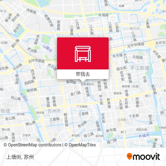 上塘街地图