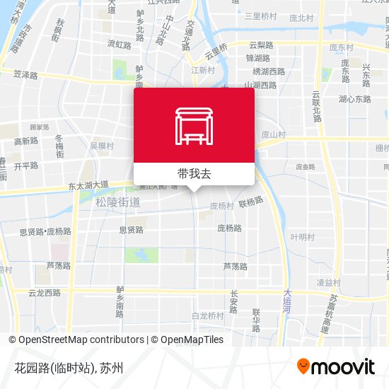 花园路(临时站)地图