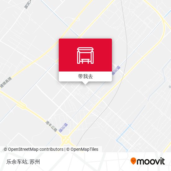 乐余车站地图
