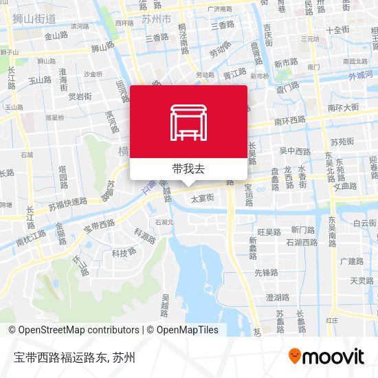 宝带西路福运路东地图