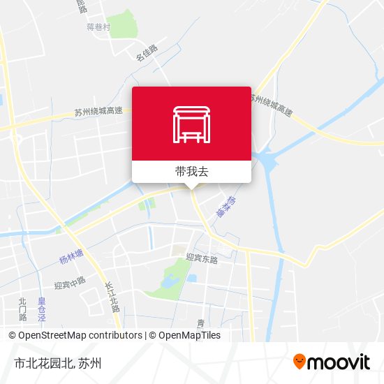 市北花园北地图