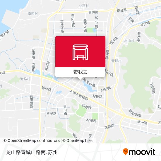 龙山路青城山路南地图