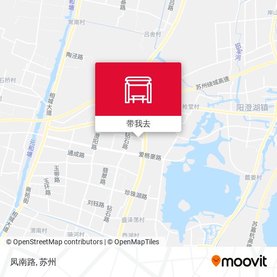凤南路地图