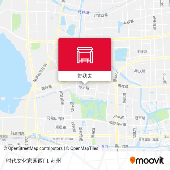 时代文化家园西门地图