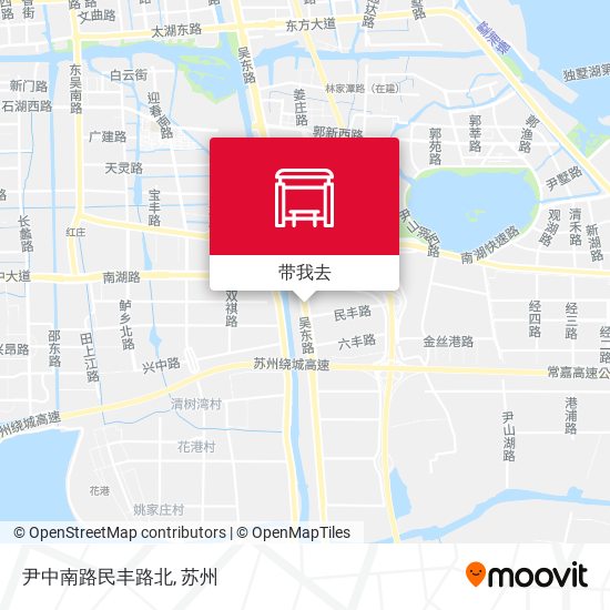 尹中南路民丰路北地图