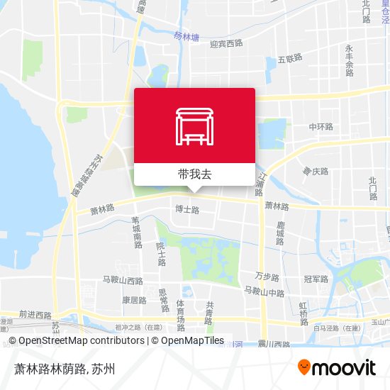 萧林路林荫路地图