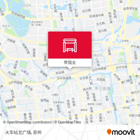 火车站北广场地图