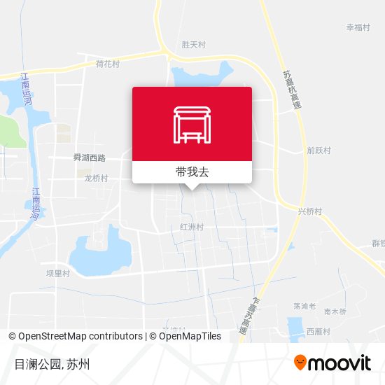 目澜公园地图