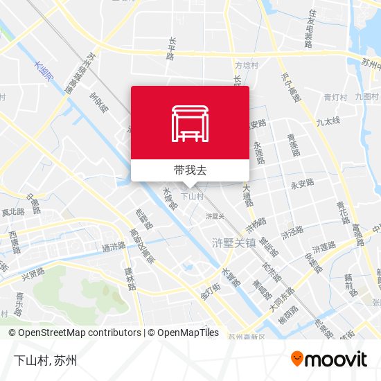 下山村地图