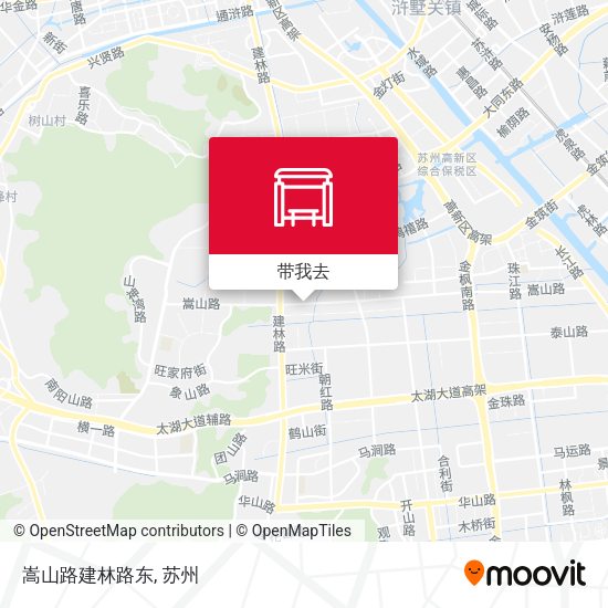 嵩山路建林路东地图