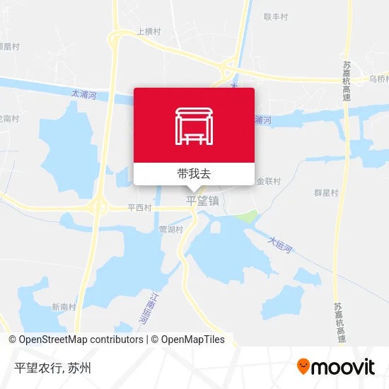 平望农行地图