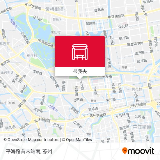 平海路首末站南地图