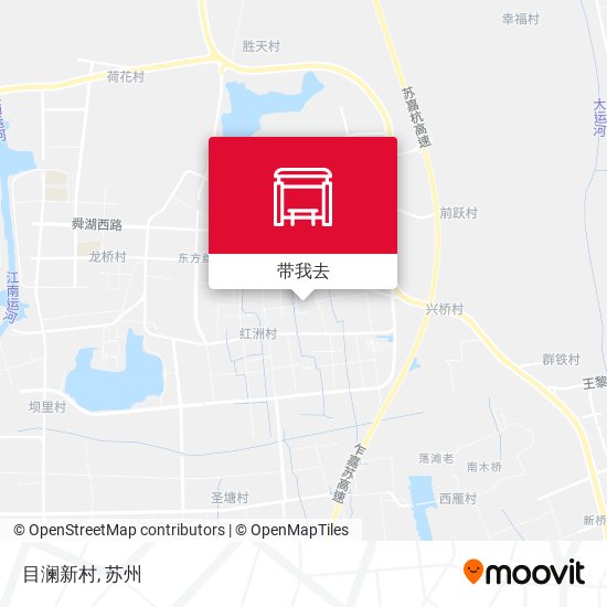 目澜新村地图