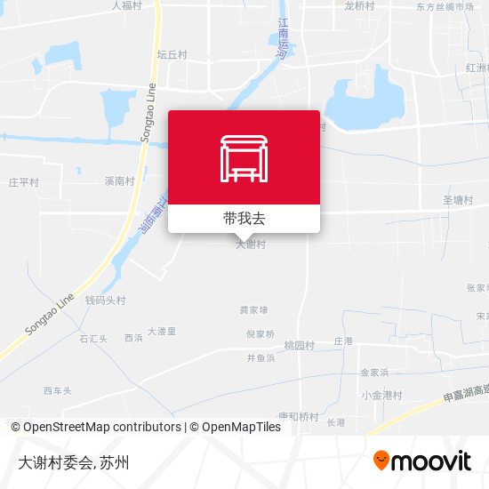 大谢村委会地图