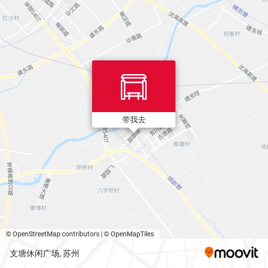 支塘休闲广场地图