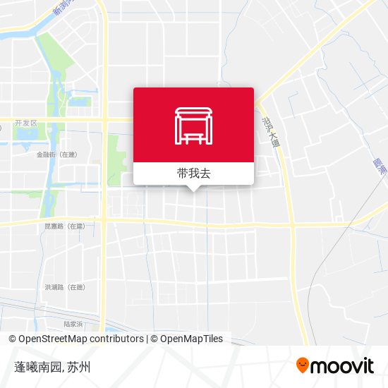 蓬曦南园地图