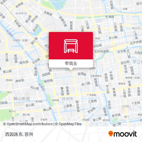 西园路东地图