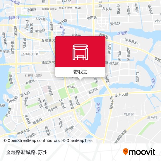 金堰路新城路地图