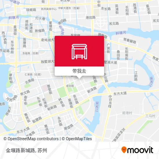 金堰路新城路地图