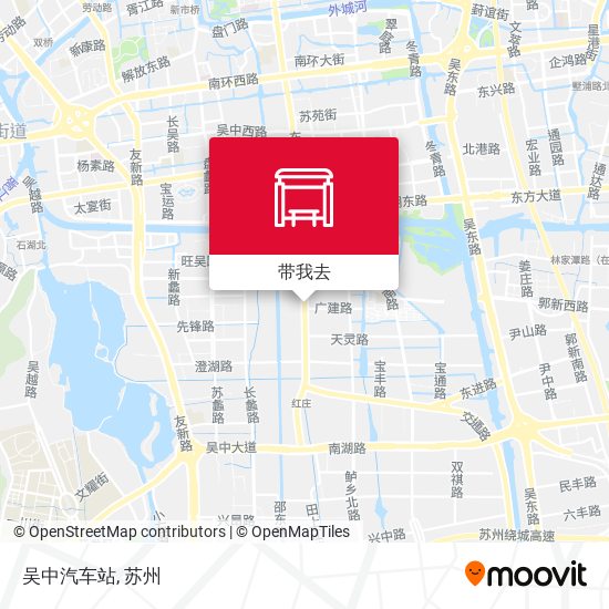 吴中汽车站地图