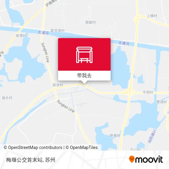 梅堰公交首末站地图